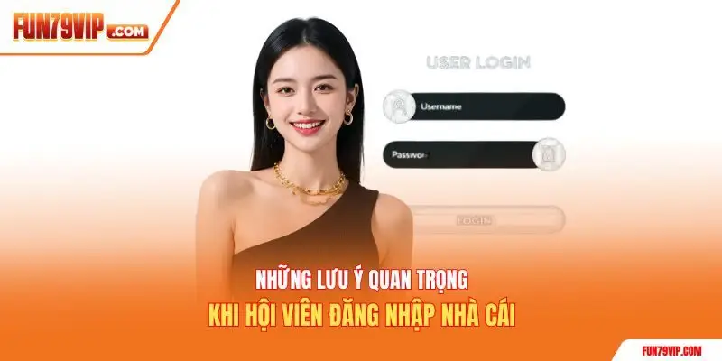 Những lưu ý quan trọng khi hội viên đăng nhập nhà cái