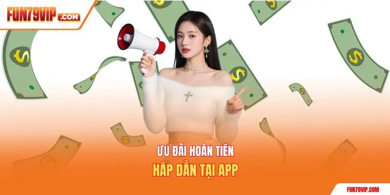 Ưu đãi hoàn tiền hấp dẫn tại app